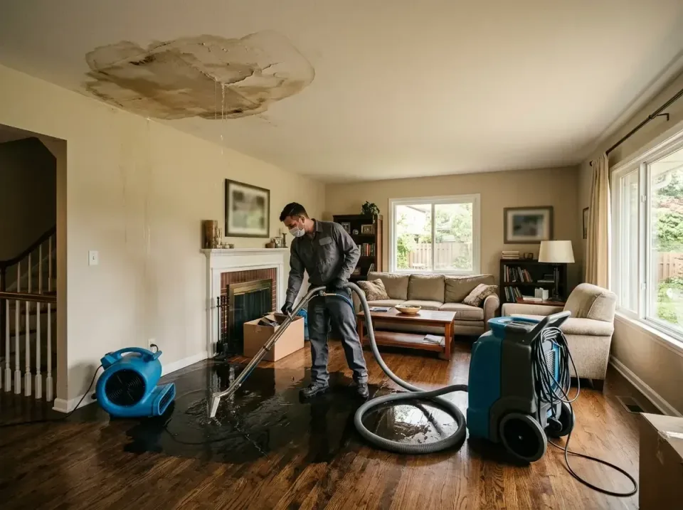 attic-pipe-burst-ceiling-drip-008 — frequently asked questions, Water Damage Restoration & Carpet Care in La Grange, IL